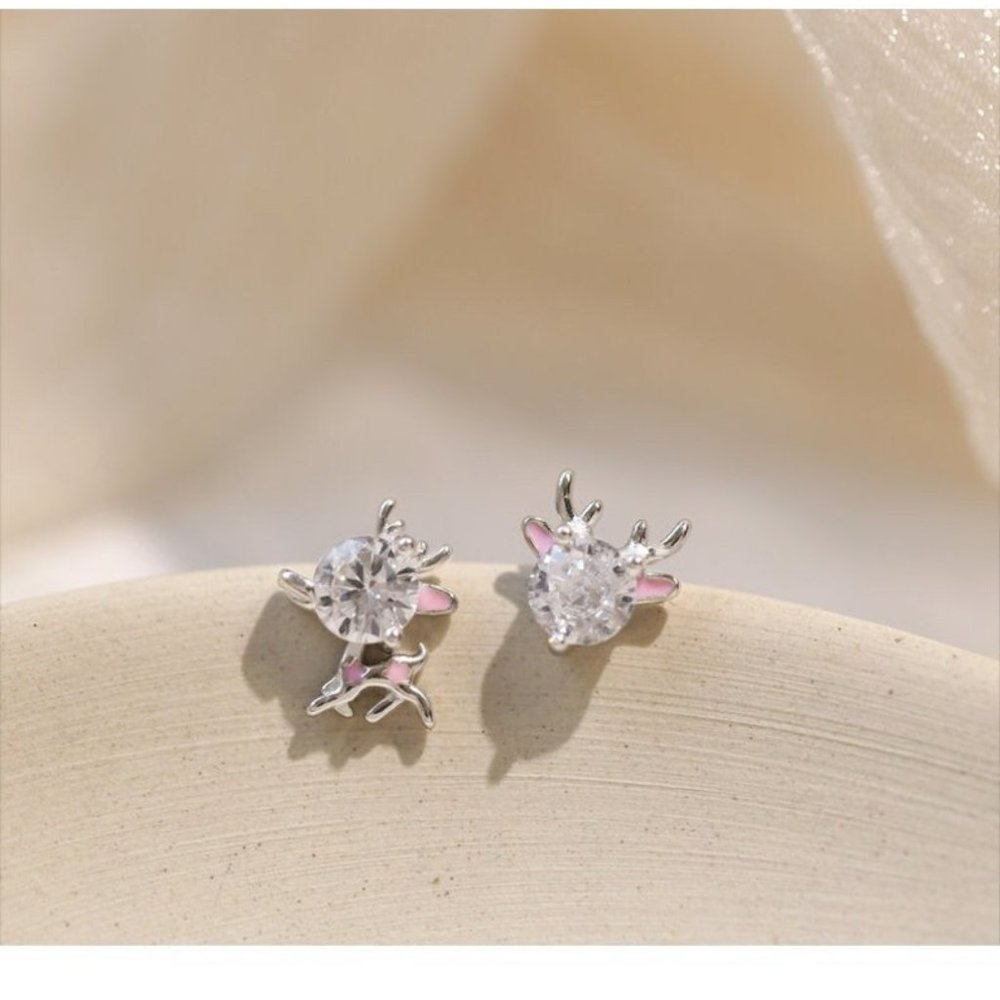 Christmas Elk Deer animal earrings gift for Christ